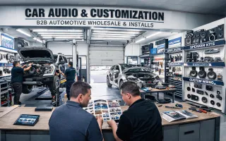 Car audio and customization shops